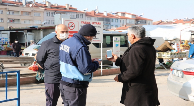 Beyşehir’de zabıtadan koronavirüs denetimi