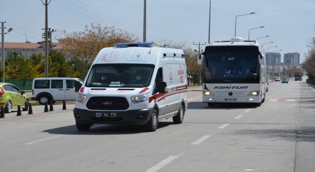 Karaman’da Kovid19 testi pozitif çıkan yolcunun bulunduğu otobüsteki 48 kişi karantinaya alındı