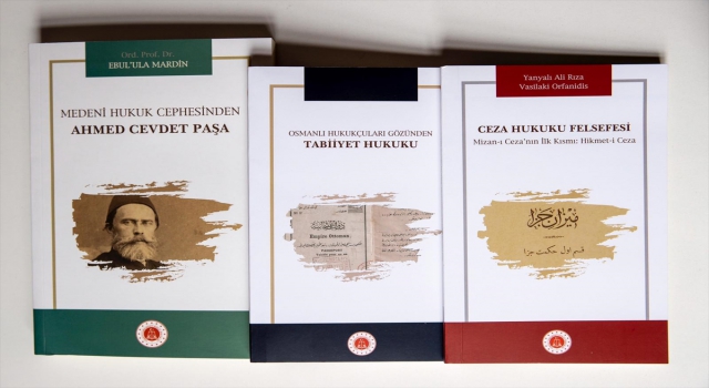 Adalet Bakanlığı hukuk tarihine ışık tutacak 3 kitap yayımladı