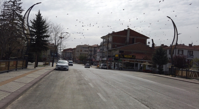 Çubuk’ta ”tam kapanma” nedeniyle sessizlik hakim