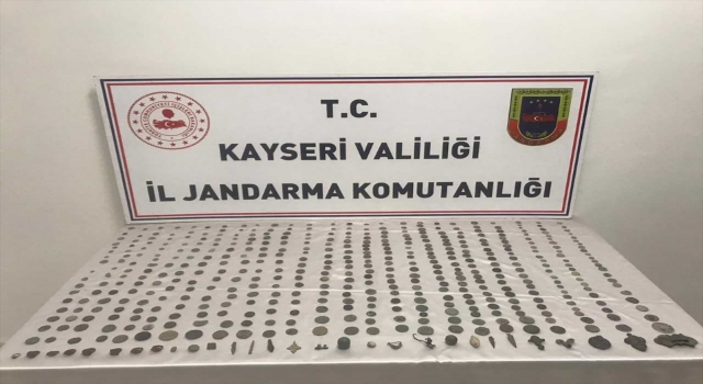 Kayseri’de Roma ve Bizans dönemine ait 851 sikke ele geçirildi