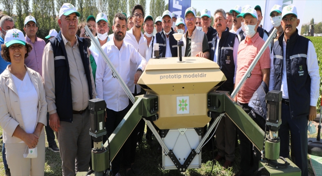 Kayseri Şeker Fabrikasının ”tarım robotu”nun prototipi üretildi