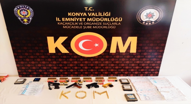 Konya’da suç örgütüne yönelik operasyonda 13 şüpheli gözaltına alındı