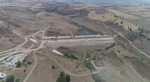 Kayseri Pınarbaşı Karamanlı Barajı’nda çalışmalar devam ediyor