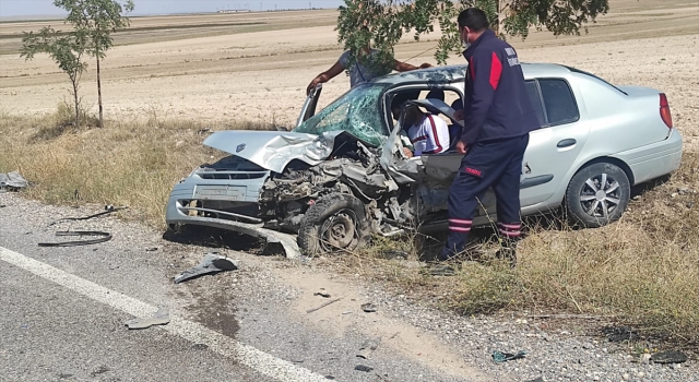 Konya’da trafik kazasında 4 kişi yaralandı