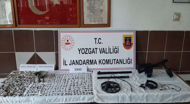 Yozgat’ta tarihi eser operasyonunda 2 şüpheli yakalandı