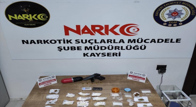 Kayseri’de uyuşturucu operasyonunda 2 şüpheli yakalandı 