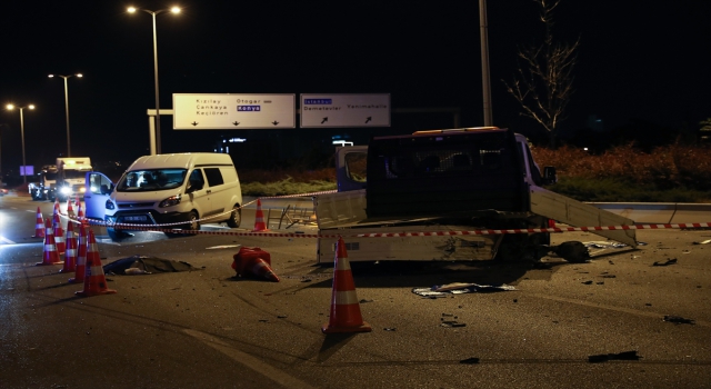 Ankara’daki trafik kazasında bir belediye işçisi hayatını kaybetti, 3 kişi yaralandı