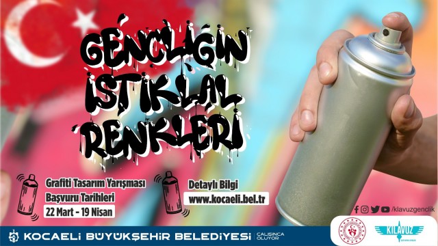 Kocaeli’de grafitiler ’İstiklal’ için yarışacak