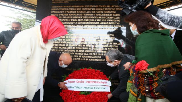 Peşaver şehitleri anıtı Keçiören'de açıldı