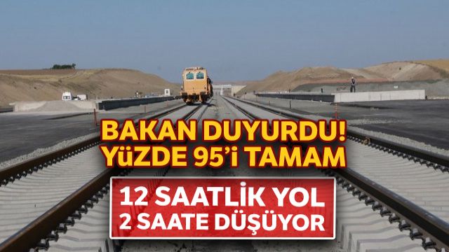 Ankara-Sivas arası 2 saate düşecek! Yüzde 95 ilerleme sağlandı