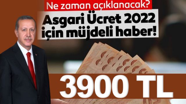 ASGARİ ÜCRET BELLİ OLDU