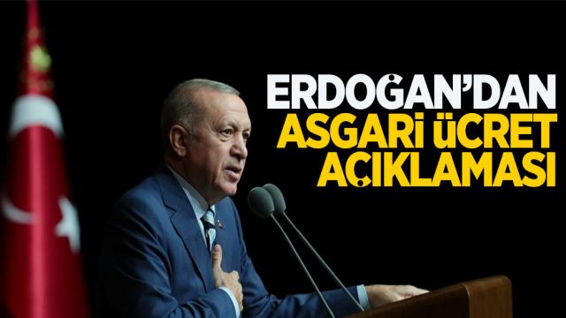 Cumhurbaşkanı Erdoğan'dan asgari ücret için yüzde 30 sinyali