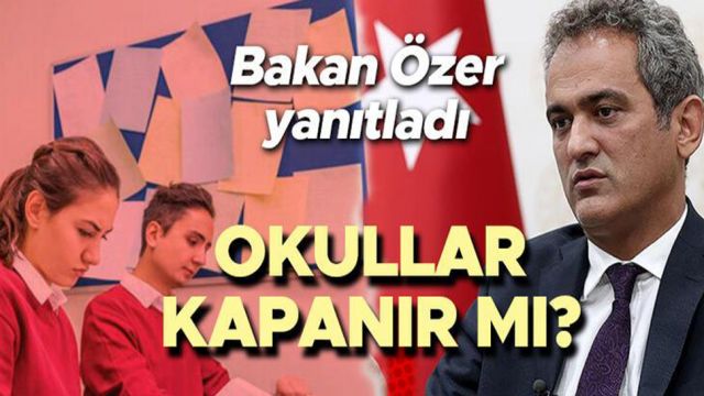 Milli Eğitim Bakanı Özer'den son dakika uzaktan eğitim açıklaması