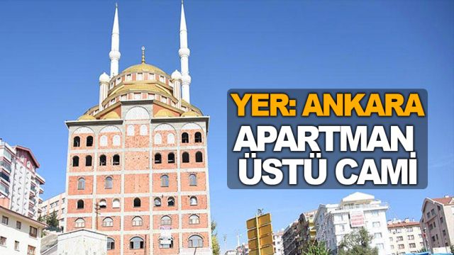 Ankara'da Görenleri Şaşırtan 'Apartman Üstü' Cami