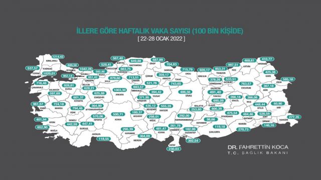 Kovid-19 vakaları İstanbul ve İzmir'de azaldı, Ankara'da arttı