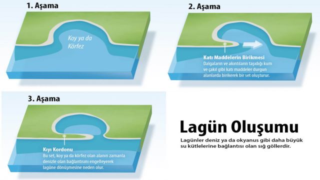 Lagün nedir ve nasıl oluşur? Lagün nerelerde görülür kısaca bilgi