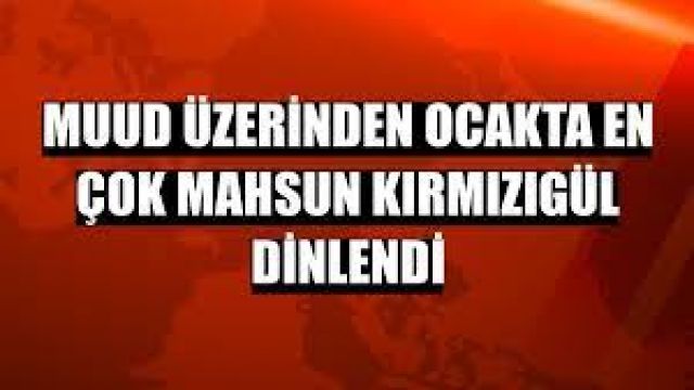 Muud üzerinden ocakta en çok Mahsun Kırmızıgül dinlendi