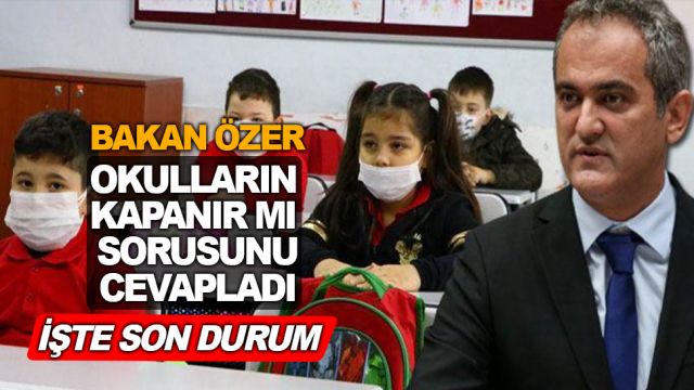 Okulların açılması Omicron varyantı okulları nasıl etkiledi? işte son durum