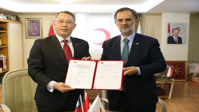 Türk Kızılay'la Taipei Ekonomi ve Kültür Misyonu arasında iş birliği protokolü