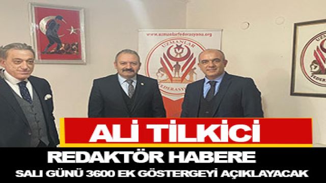 ALİ TİLKİCİ SALI GÜNÜ CANLI YAYINDA REDAKTÖR HABER TVDE 3600 EK GÖSTERGEYİ AÇIKLAYACAK