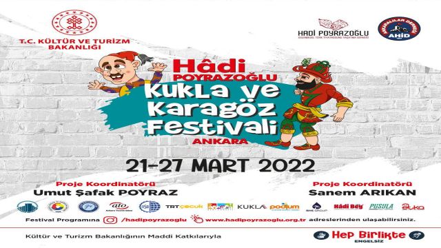 ANKARA HADİ POYRAZOĞLU KUKLA VE KARAGÖZ FESTİVALİ BAŞLIYOR