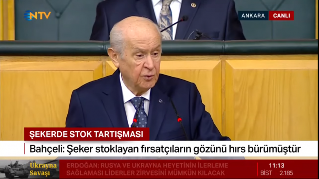 Bahçeli şeker stoklayan fırsatçıların gözünü hırs bürümüş