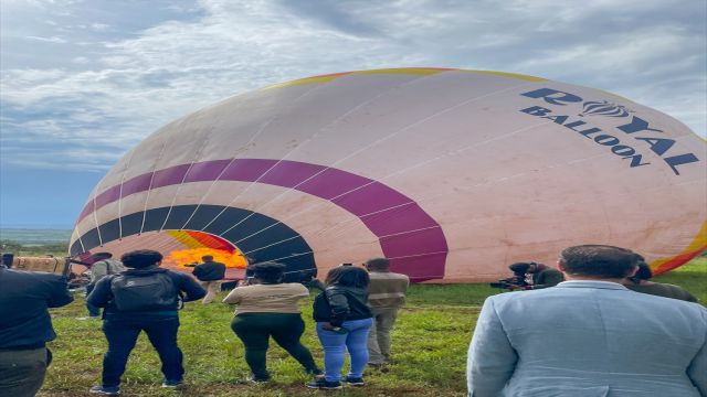 Kapadokya'da üretilen yerli sıcak hava balonları Ruanda'da da havalanıyor