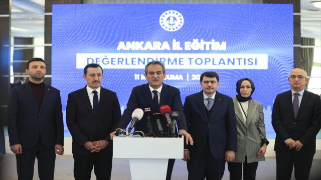 Milli Eğitim Bakanı Mahmut Özer Gölbaşı Vilayetler Evi'nde düzenlenen Ankara İl Eğitim Değerlendirme Toplantısı'na katıldı.