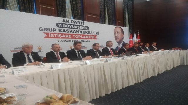 AK Parti 11 Büyükşehir Grup Başkan vekilleri Ankara'da buluştu