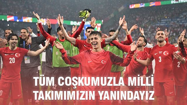 Başkan Şahin: Tüm Coşkumuzla Milli Takımımızın Yanındayız