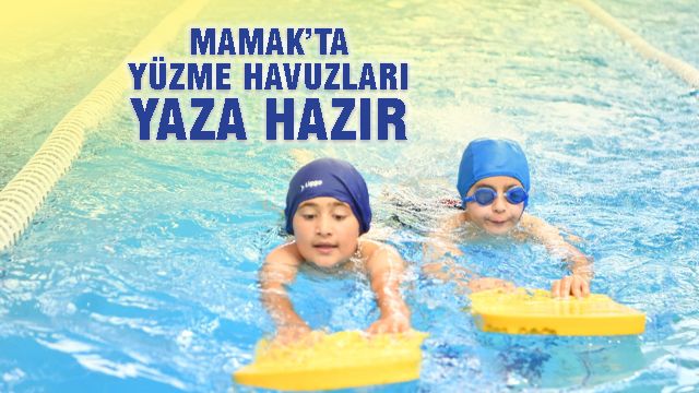 Mamak Belediye’sinde Yüzme Havuzları Yaza Hazır