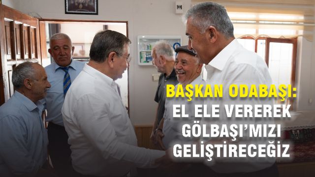 Gölbaşı Belediye Başkanı Yakup Odabaşı, Hallaçlı Mahallesi'nde Köy İçi İmar Planı Bilgilendirme Toplantısı Düzenledi