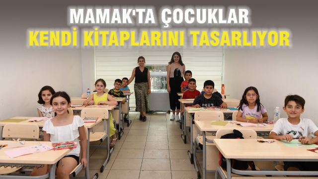 Mamak’ta Çocuklar Kendi Kitaplarını Tasarlıyor