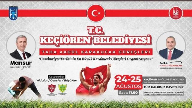 Keçiören’de Geleneksel Karakucak Güreşleri Başlıyor