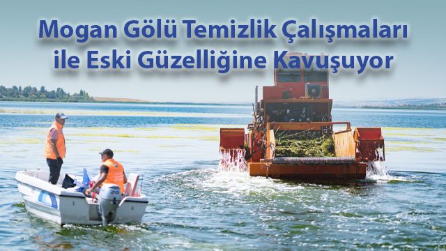 Mogan Gölü Temizlik Çalışmaları ile Eski Güzelliğine Kavuşuyor