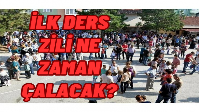 9 Eylül Pazartesi Günü Okullar Açılıyor