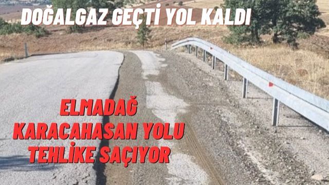 Doğalgaz gelen mahalle yol mağduru oldu…