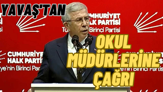 Mansur Yavaş Temizlik Talebini Geri Çeken Okulların Müdürlerine Çağrıda Bulundu