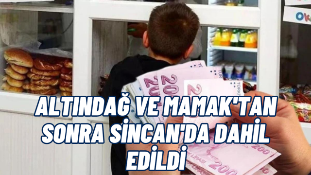 Altındağ ve Mamak’tan Sonra Bir İlçeye daha Müjde