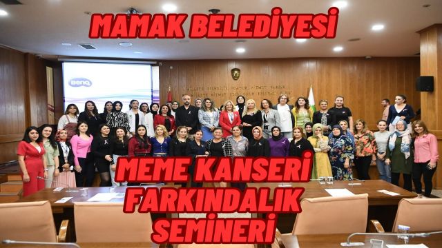 Mamak Belediyesi Personeline Meme Kanseri Farkındalık Semineri Verdi