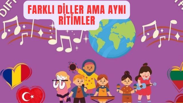 Farklı okullar farklı kültürler farklı diller aynı ritimler projesinde buluşuyor...