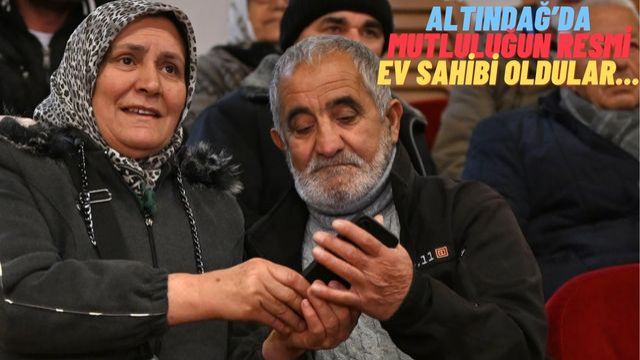 Altındağ Aktaş'ta konutlar ev sahiplerini buldu...