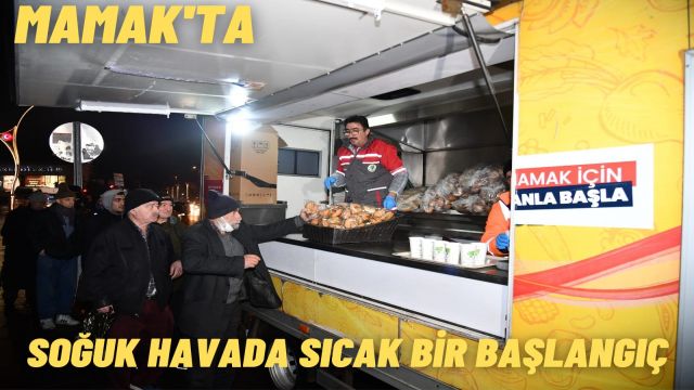 Mamak Belediyesi’nden Soğuk Havada Sıcak İkram: Çorba Dağıtımı Başladı