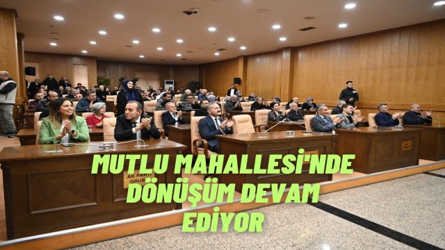 Mutlu Mahallesi’nde Hak Sahipleri Yeni Evlerine Kavuştu