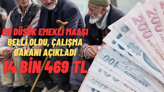 En düşük Emekli maaşı belli oldu...