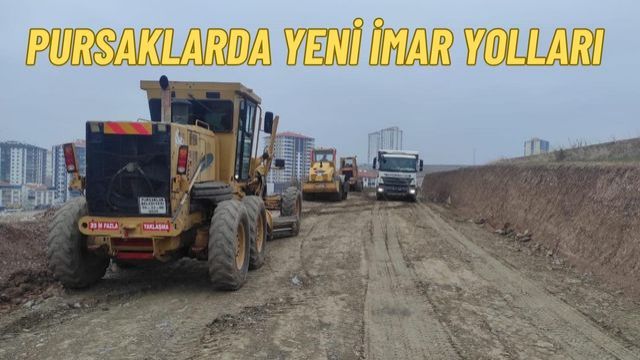 Pursaklar yeni imar yolları ile değişiyor...