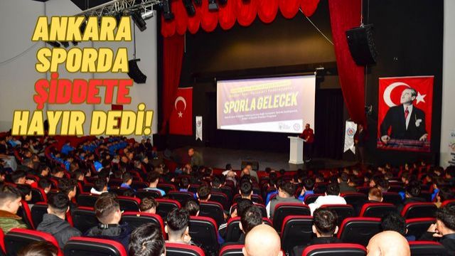 Ankara Amatör Spor Kulüpleri, Sporda Şiddete Karşı Tek Yürek Oldu