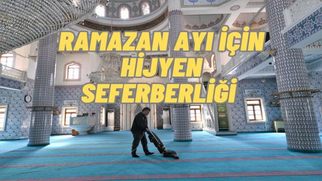 Pursaklar Belediyesi, Ramazan Ayı İçin Camilerde Temizlik Seferberliği Başlattı