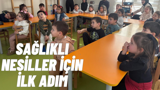 Sincan Kreşlerinde Minikler Sağlıklı Beslenmeyi Öğreniyor